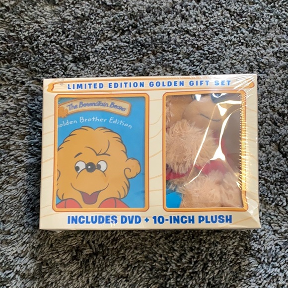 Limited Edition Berenstain Bears DVD Plush Gift Set - Brother Bear - Picture 1 of 4